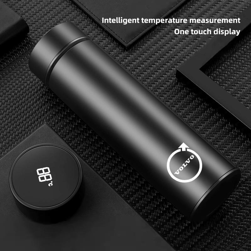 500ML Intelligente Thermosfles Roestvrij Staal Vacuümfles Voor Volvo S60 V60 C30 V70 XC90 V40 T6 S90 S80 SC60 V50 XC60 XC40 190h XC
