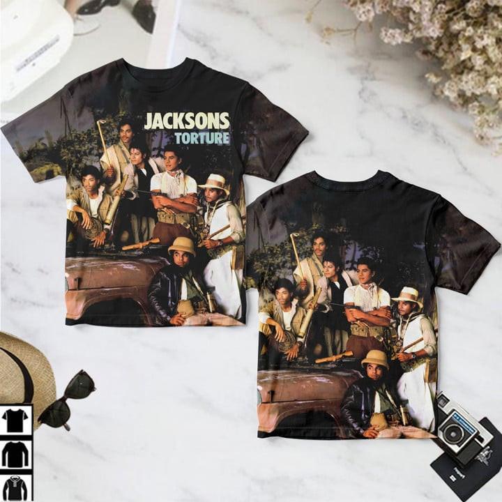 The Jackson 5 Third Album Album T Shirt, 3D Print Music Band T Shirt S-5XL Unisex T-Shirt L