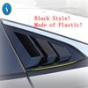 Auto Rear Window Pillar C Post Vent Louvers Scoop Decor Panel Cover Trim For Honda Civic Sedan 2016 -  Interior Accessories