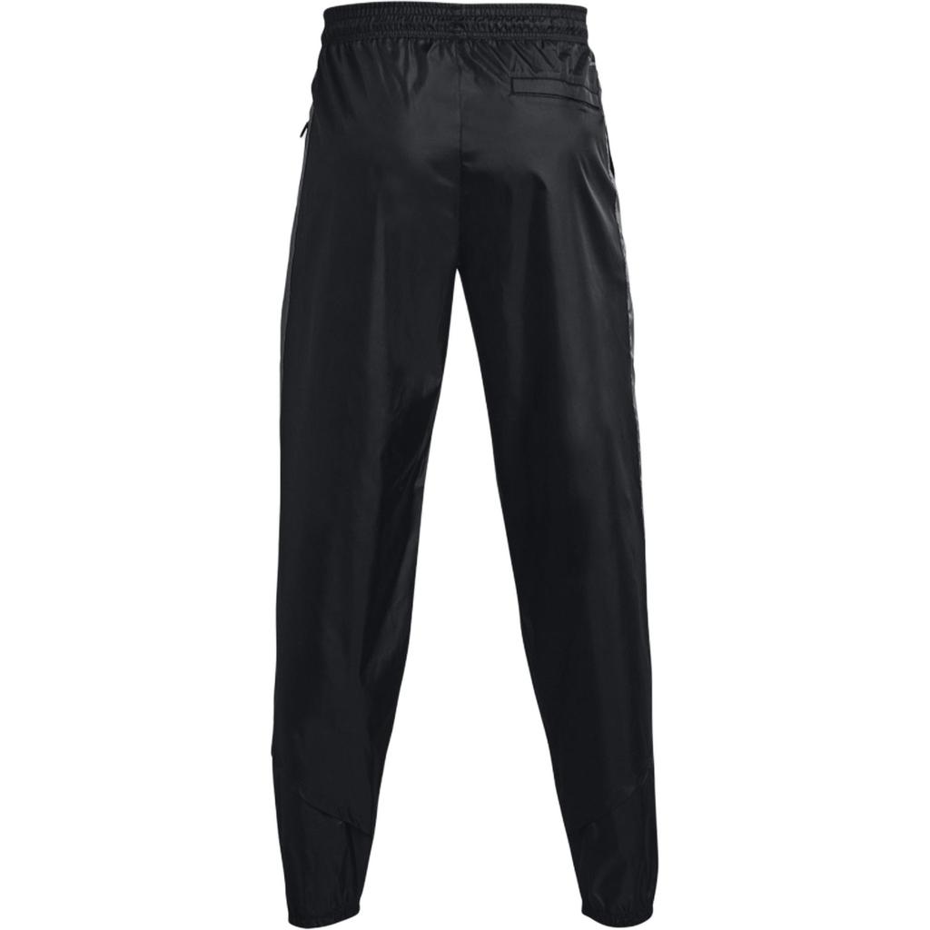 Under Armour Woven Athletic Pants Men Bottoms Black 1373824-001