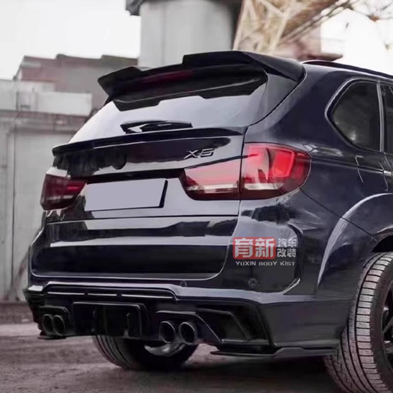 For BMW X5 F15 2014 2015 2016 2017 2018 High Quality ABS Plastic Carbon Fiber Look Wing Tail Wing Decorative Spoiler