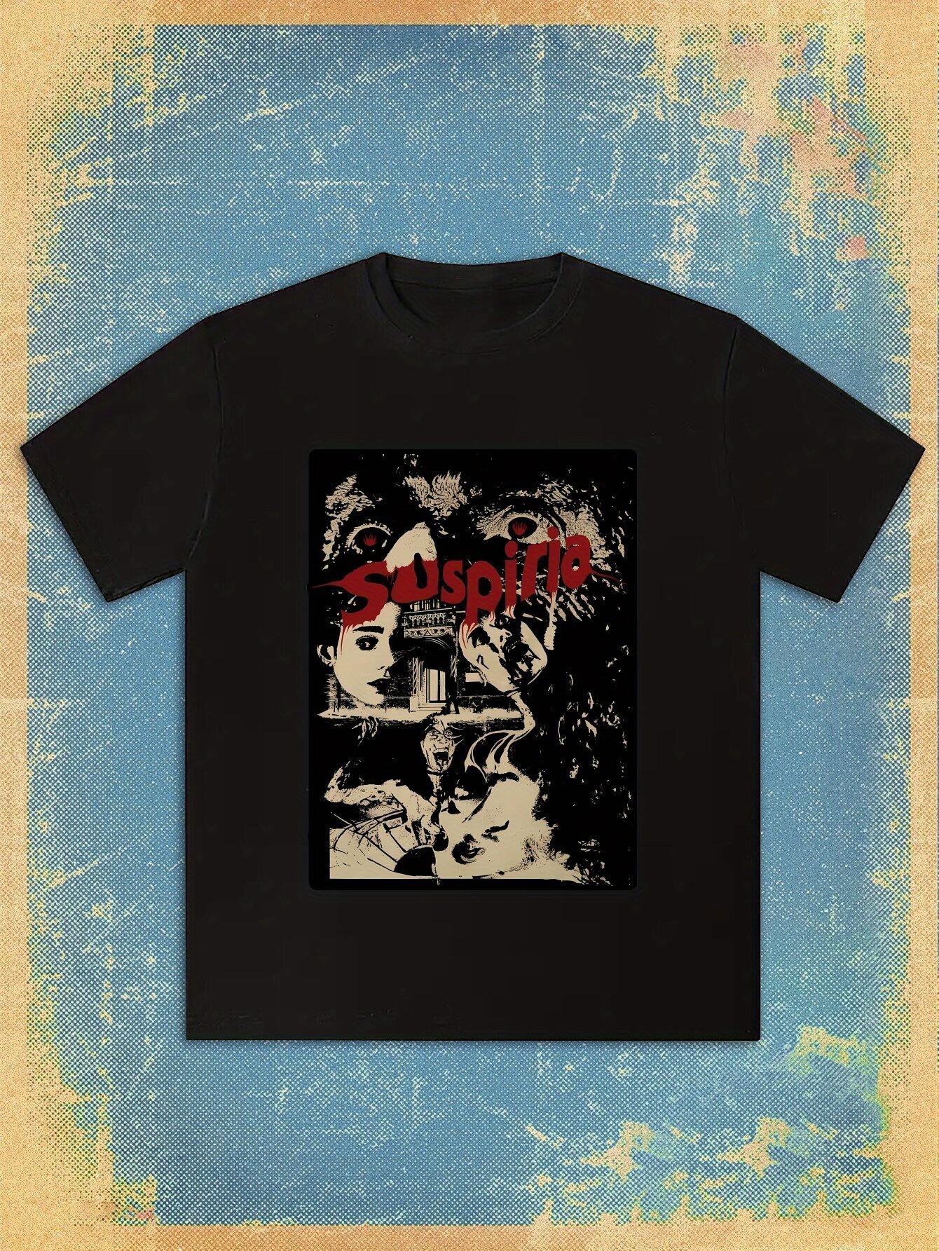 T-shirt Black with Heavy Metal Band Graphic - SUSPINE Design XL