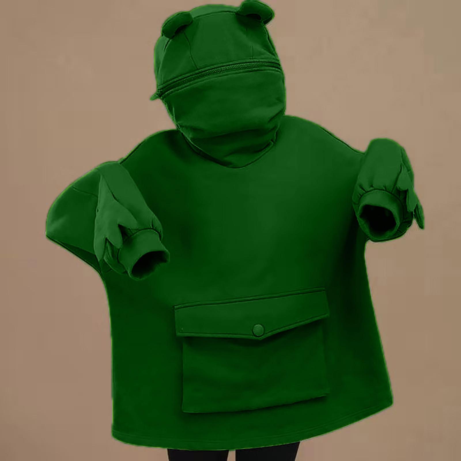 

Модный женский свитер с трехмерным милым дизайном и вышивкой L зелёный