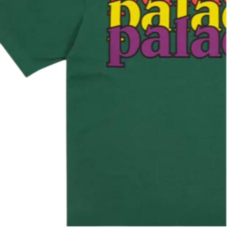 Palace Qualitäts-T-Shirt Grün Unisex Oberteile P23TS131