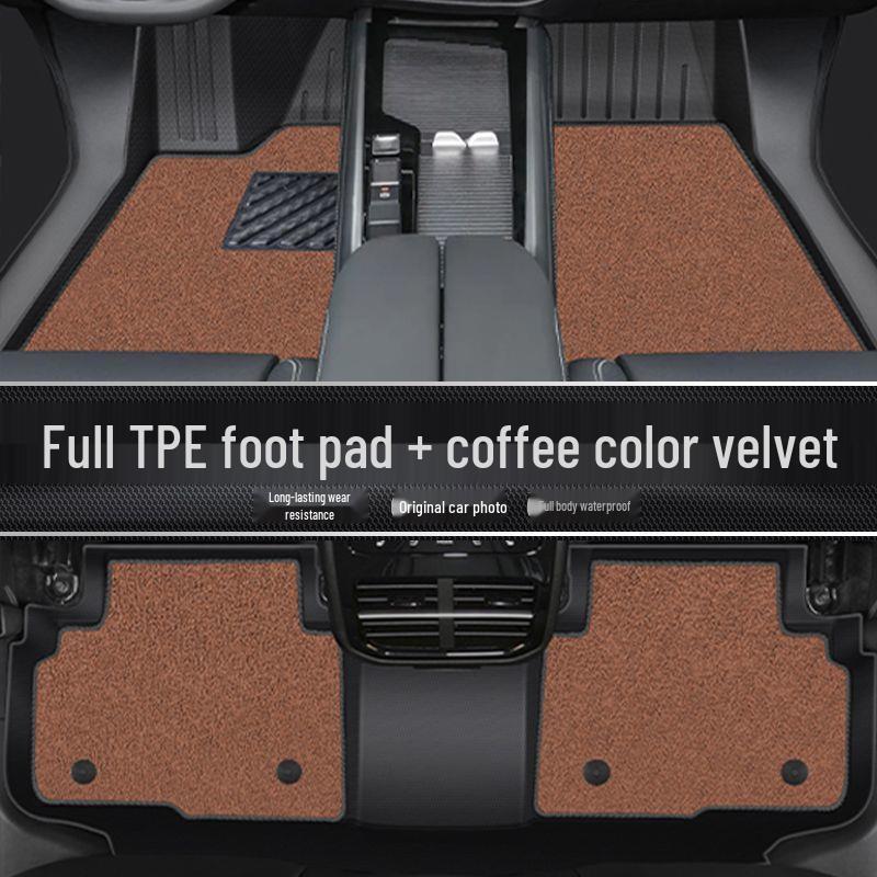 New 26-Model TPE Full Coverage Floor Mats for Lincoln MKC - Driver's Side Protection, Original Carpet Replacement.