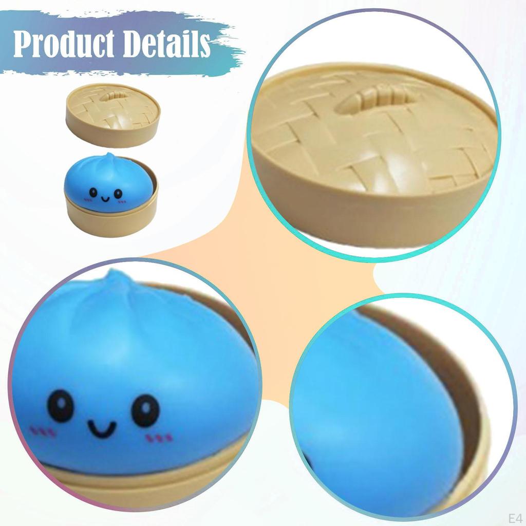 Fidget Sensory Toy Desk Classroom Prizes Cute Holiday Gift Tricking People Simulated Steamed Bun