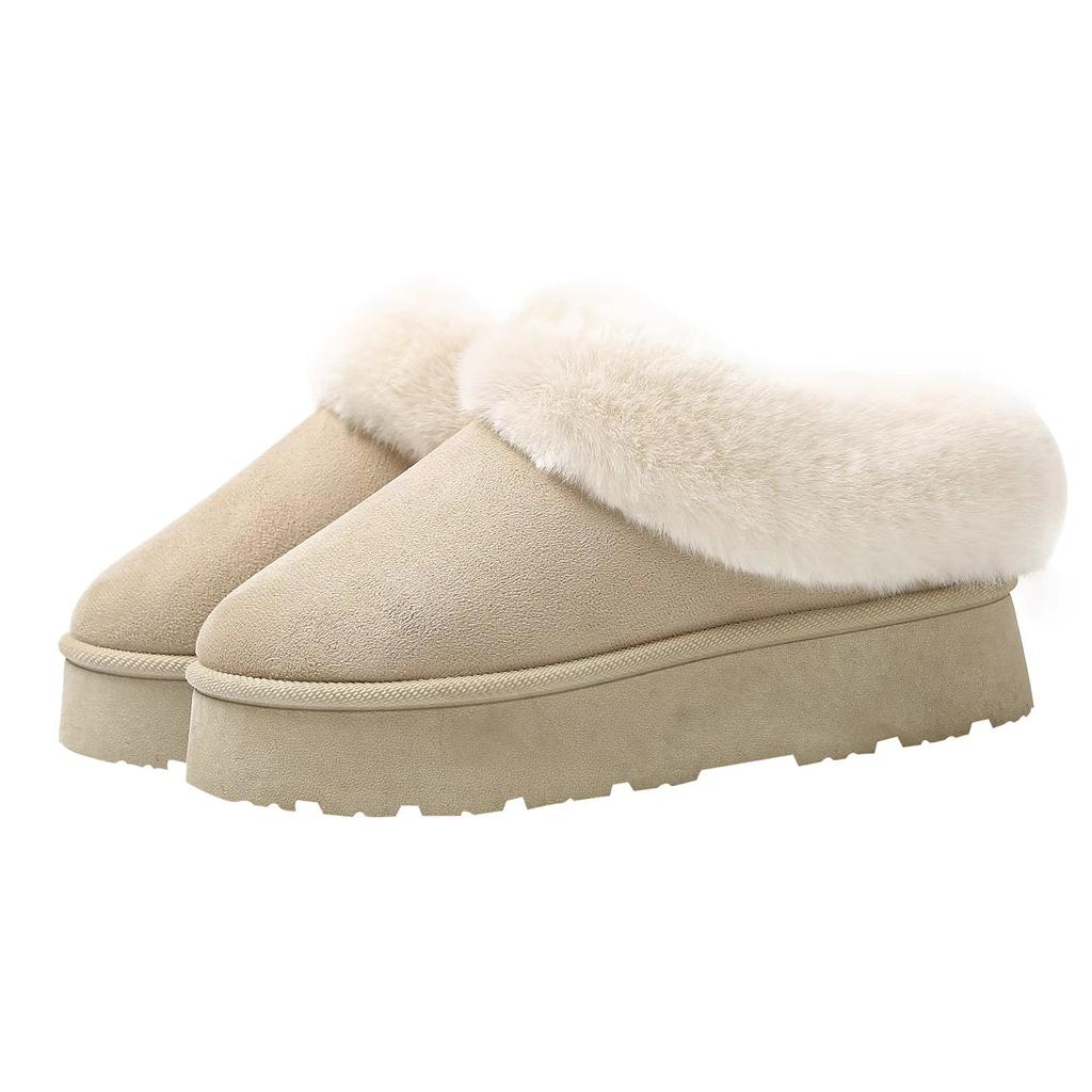 Fashion Winter 2024 New Women's Thick Sole Sheepskin Wool Anti Slip Snow Boots Fashion Women's Mini Warm Thickened Women's Boots