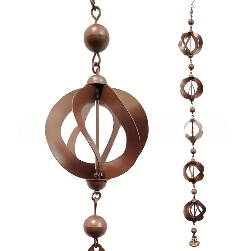 

Decorative 108Cm Rainwater Chain With Bells Elegant Garden Art / Sound High-quality For Functional Rainwater Management China Mainland