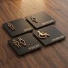 Hanging Style Bathroom Indicator Sign 15*15CM Door Number Sign Restroom Door Sign Women's Restroom