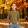 Boys Girls Kids Long Sleeve Hooded Sweatshirt with Pocket Color Casual Pullover