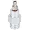 8mm Stecker Schnellkupplung auf Außengewinde TR21-4 CO2 Zylinder Tank Adapter Anschluss für Soda Club(Silber )