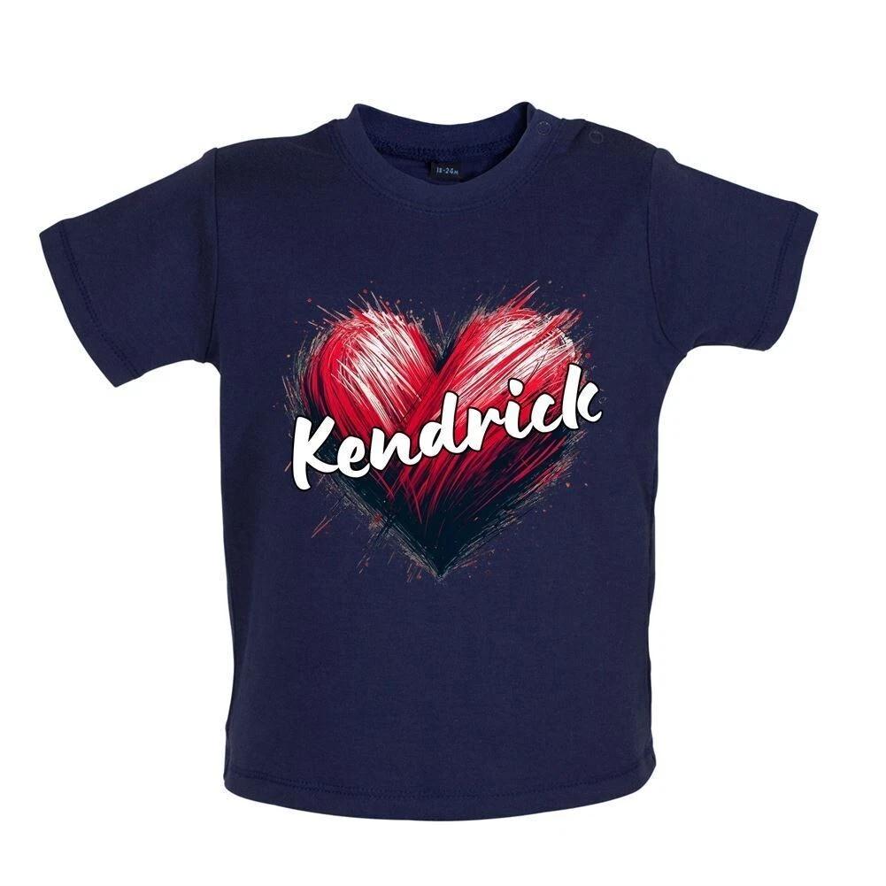 Love Heart Kendrick - Kids T-Shirt / Bodysuit - Singer Text Fan Tour Love 140