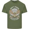 Dont Mess With the Chef Cooking Skull Unisexs Light Cotton TShirt