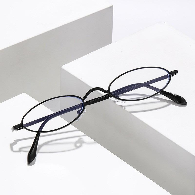 

Новые модные очки с защитой от синего света, металлические, маленькая оправа, модные очки для женщин