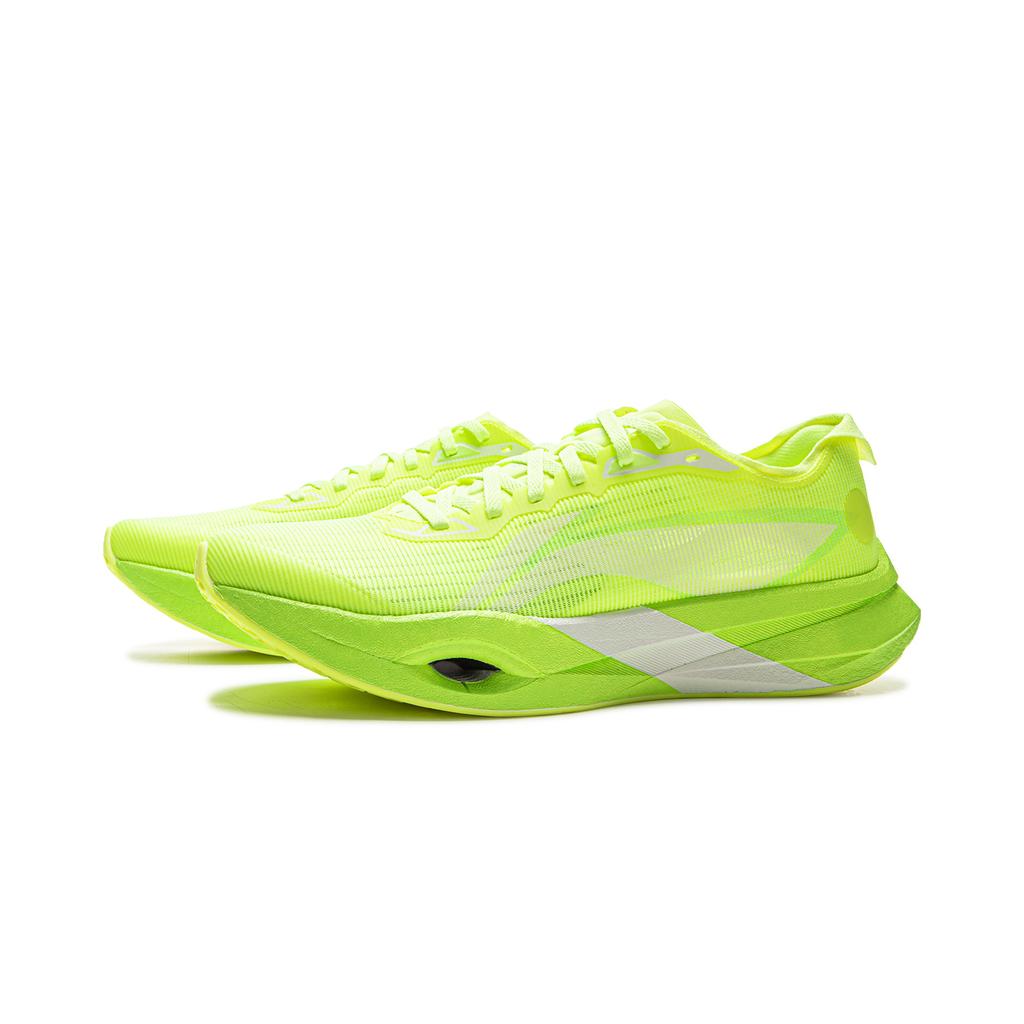 Li Ning Zhi Feng Pro Technologie Vollfuß-Carbonplatte Professionelle Marathon-Trainingsschuhe Unisex Laufschuhe Fluoreszierend-Gelbgrün ARPV017-6