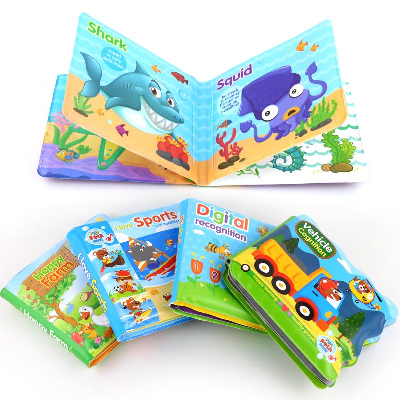

Waterproof Tear-Resistant EVA Bath Book with Squeaker - Early Education & Water Play