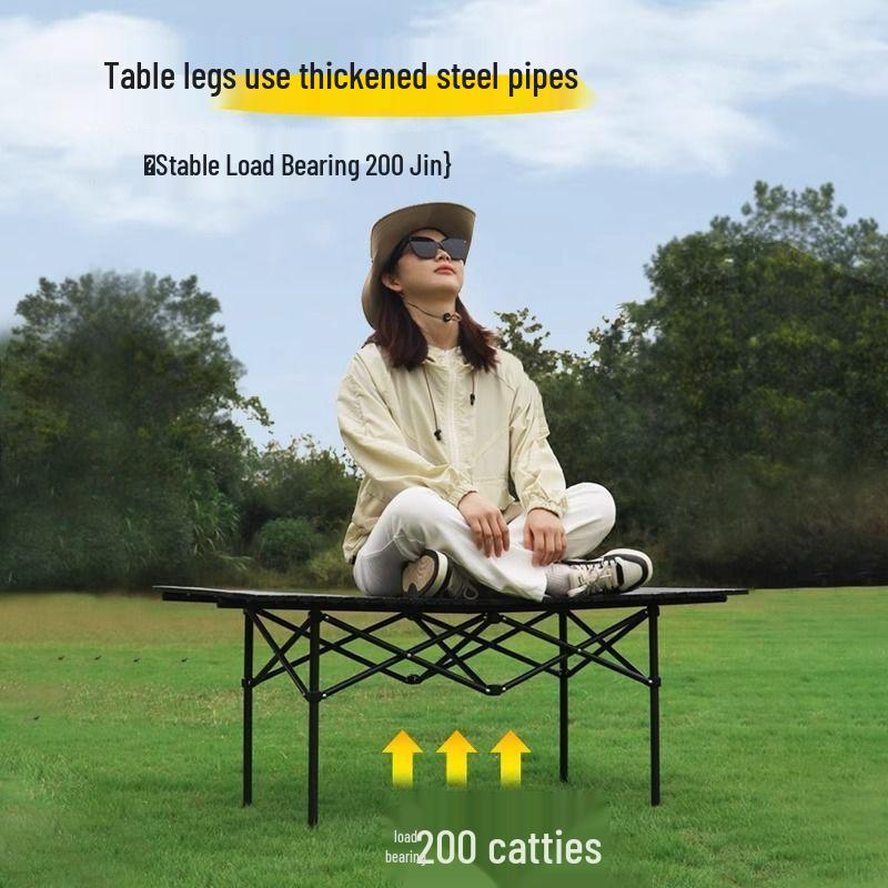 Portable Folding Table and Chair Set for Camping, Picnics, Beach, Barbecue, Car, or Sketching