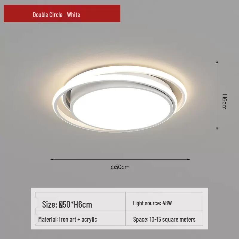 NuFeng 50cm Smart Full-Spectrum Eye-Protection Ceiling Lamp