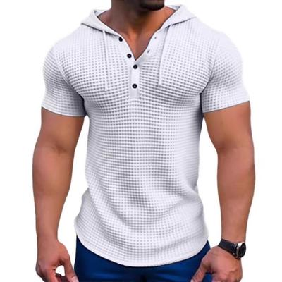 Summer Men's Casual Short-sleeved Sweatshirt T-shirt, Fashionable Short-sleeved Hooded Sweatshirt T-shirt