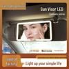 LED Light Car Sun Visor Makeup Mirror - Shatterproof HD Interior Dressing Mirror