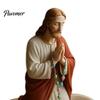 Religious Souvenir Virgin Mary Rosary Holder Resin or Jesus Figurine Jewelry Dish Our Lady Beliefs Decor Prayer Gift Catholic for Home Bedroom