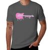 Drippy Guitar Tshirt Soft Cotton Print Tshirt