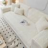 Newly Thicken Sofa Cover for Living Room Non-Slip Sofa Mat Winter Warm Couch Slipcover Protector Soft Sofa Towel Solid Color