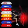 AHM1 4Pcs Car Door Reflective Stickers Safety Warning Mark For KIA Carnival Niro EV9 K8 Forte Cerato Sportage Ray EV Telluride Seltos