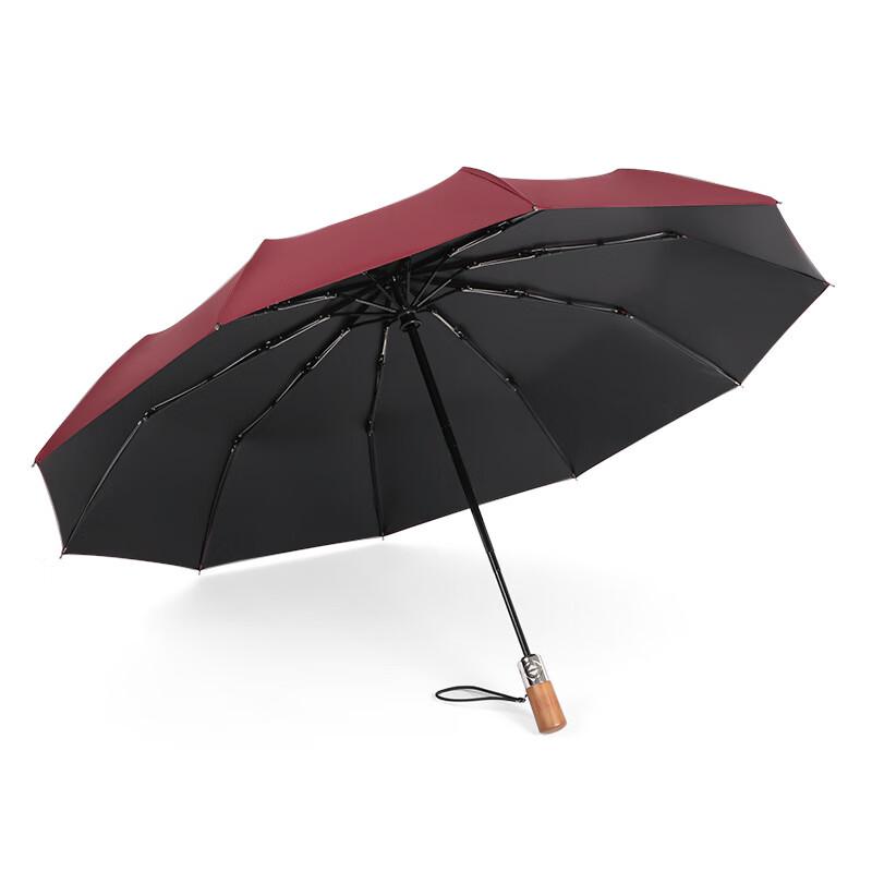 Retro Automatic Folding Umbrella 23-inch 10-rib