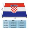 Croatian Flag Print Throw Blanket Fluffy Soft Blankets Cute Blanket Blankets For Baby Beautiful Blankets