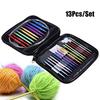 27-Piece Set of Circular Knitting Needles, Knitting Needles, Aluminum Knitting Needles, Rust-Resistant, Craft Supplies, with PU Bag