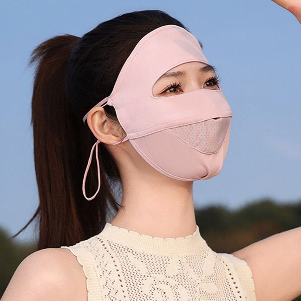 Quick Drying Sunscreen Mask Sun Protection Cycling Face Mask Fashion Face Cover  Outdoor