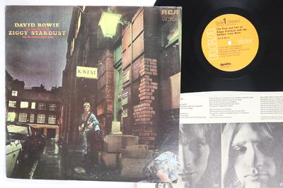 LP Record DAVID BOWIE  Rise And Fall Of Ziggy Stardust And LSP4702 RCA 1972 US Rock Used