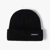 Alphabet Cloth Melon Fur Hat Women's Autumn and Winter Warm Knitted Cold Hat Men's Versatile Hot Hat