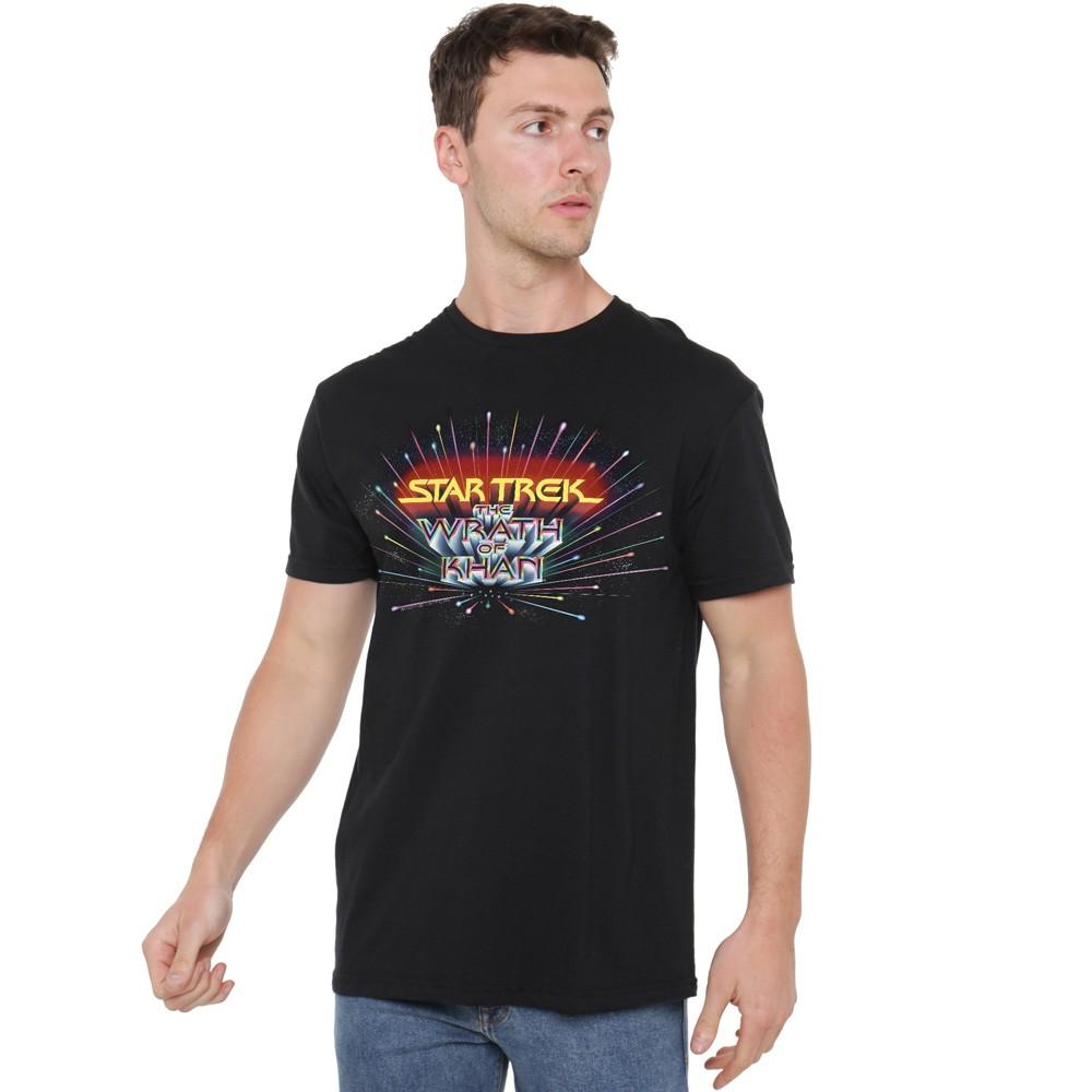 Star Trek Khan Logo T-Shirt S-5XL Black L