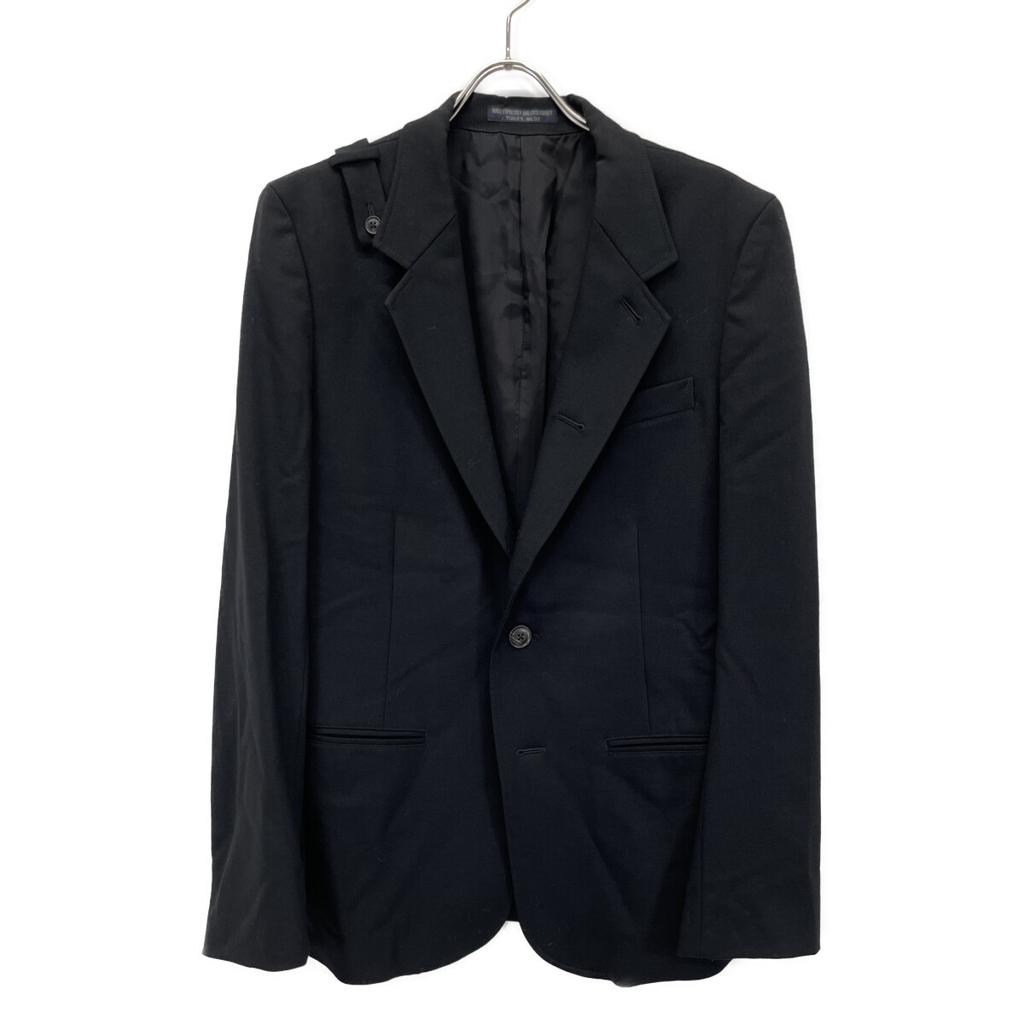 REGULATION Yohji Yamamoto HK-J01-140 17AW Black Notched Single Jacket Jacket 2 blackUsed
