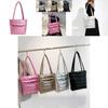 Trendy Street Style Cotton Tote Bag For Women Large Capacity Zippered Handbag