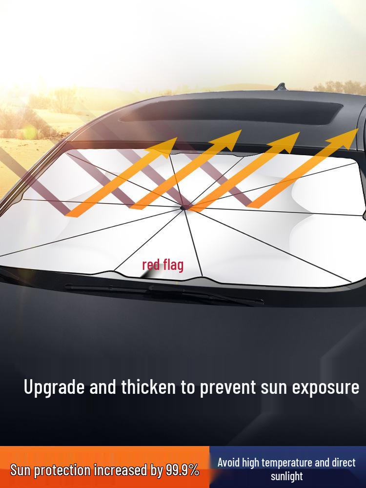 Sunshade Windshield for Hongqi: H5, HS5, E-QM5, H7, HS7 - Sun Protection & Heat Insulation