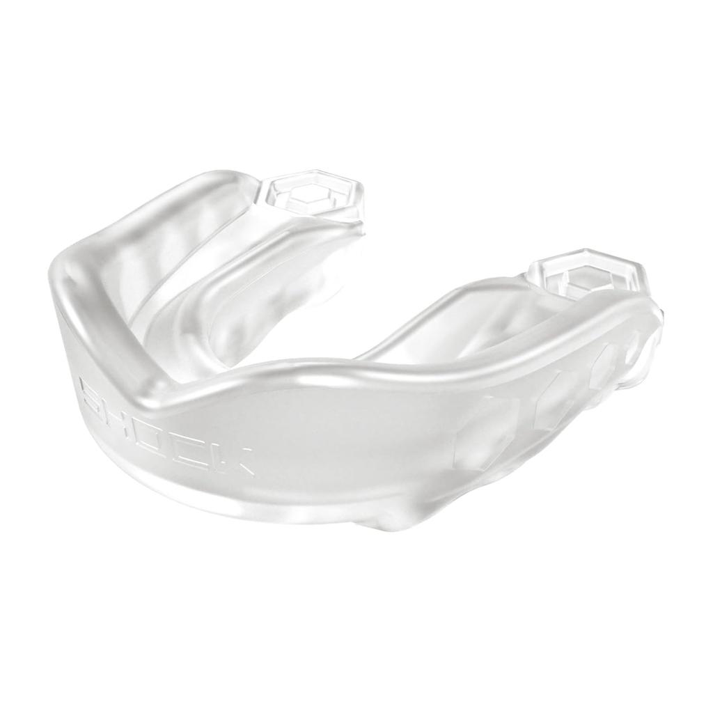 ShockDoctor GELMAX Mouthguard - Molded, Protective, for Sports, Training, Martial Arts, Adults - Clear