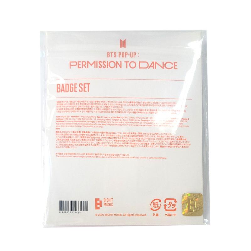 BTS Pop-up : PERMISIUNE DE DANS ÎN SEOUL- SET DE INSIGNE, SET DE MAGNET