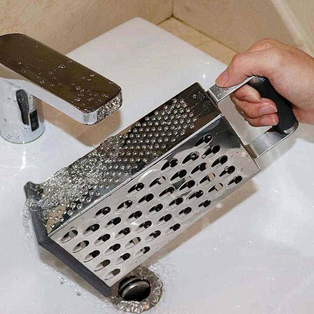 4-Sided Blades Manual Cheese Grater with Handle Kitchen Chopper Food Shredder Cooking Accessories