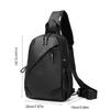 Waterproof Oxford Cloth Crossbody Bag Large Capacity Men Shoulder Bag Classic Men Chest Bag  Men