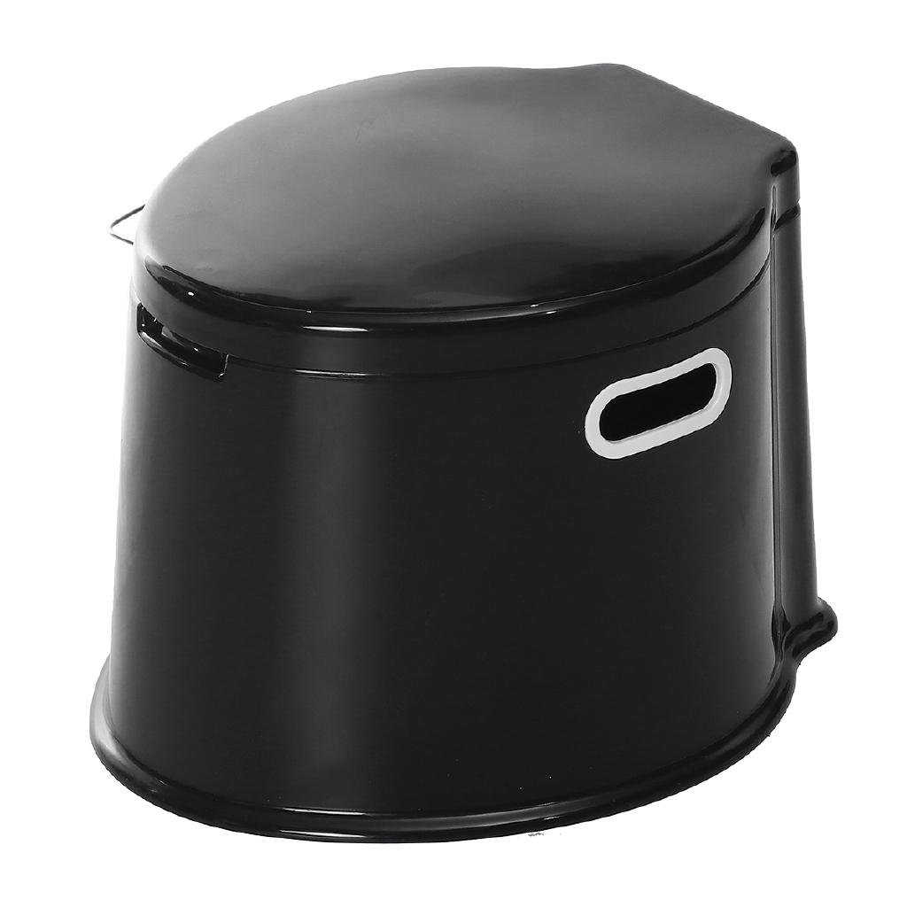 Portable Toilet Potty Commode Flush for the Elderly Travel Camping Hiking Outdoor Assists Disabled Elderly or Handicapped