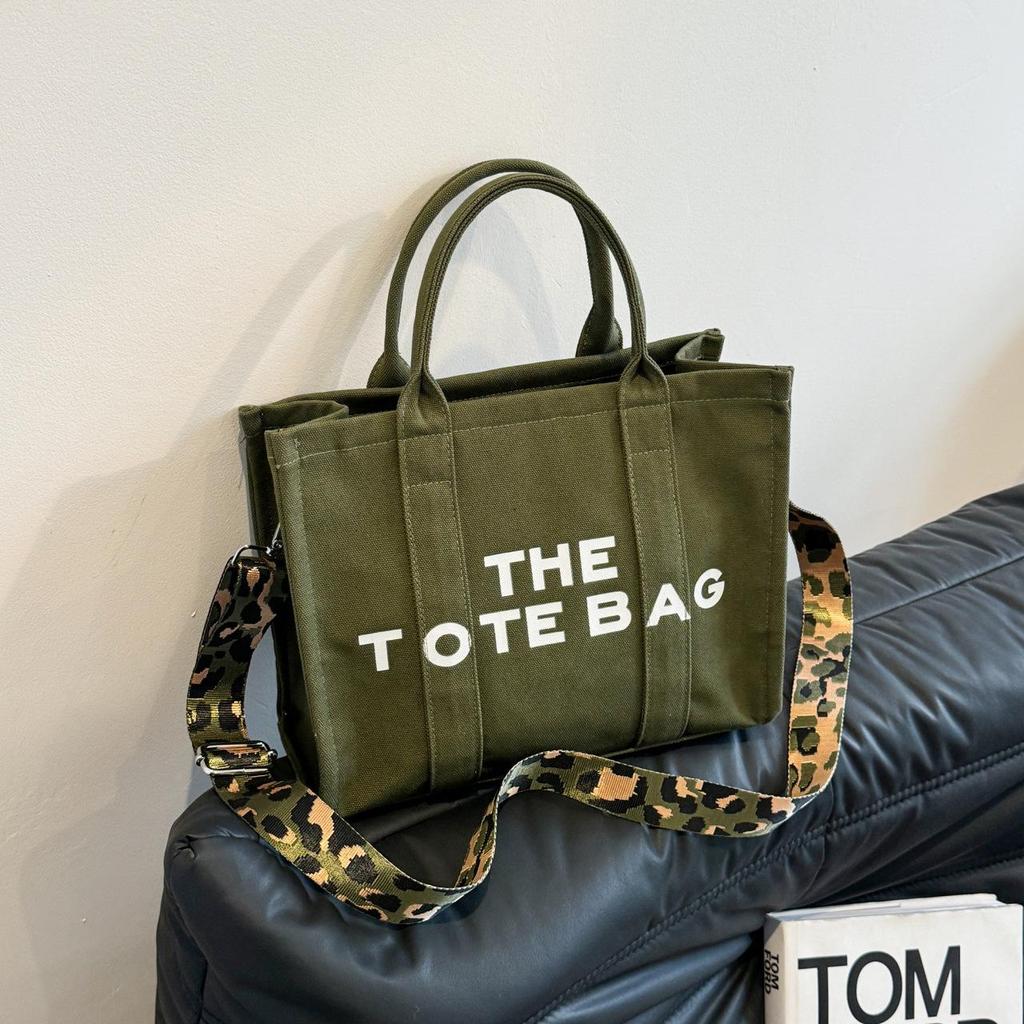 Damska torba płócienna typu tote o dużej pojemności