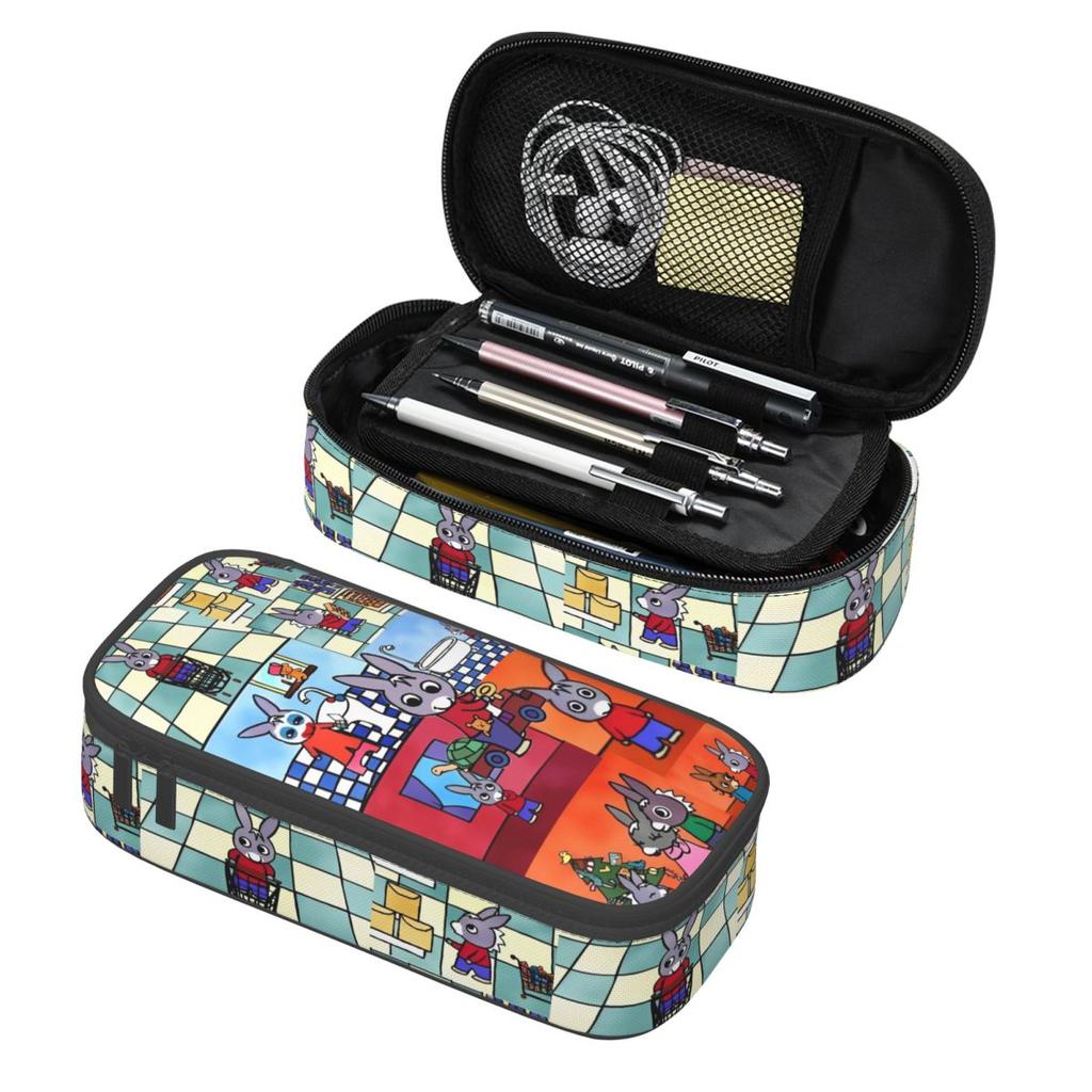 Trotro Cartoon Pencil Cases Creative Pen Box Bag Student Big Capacity Students School Gift Pencilcases