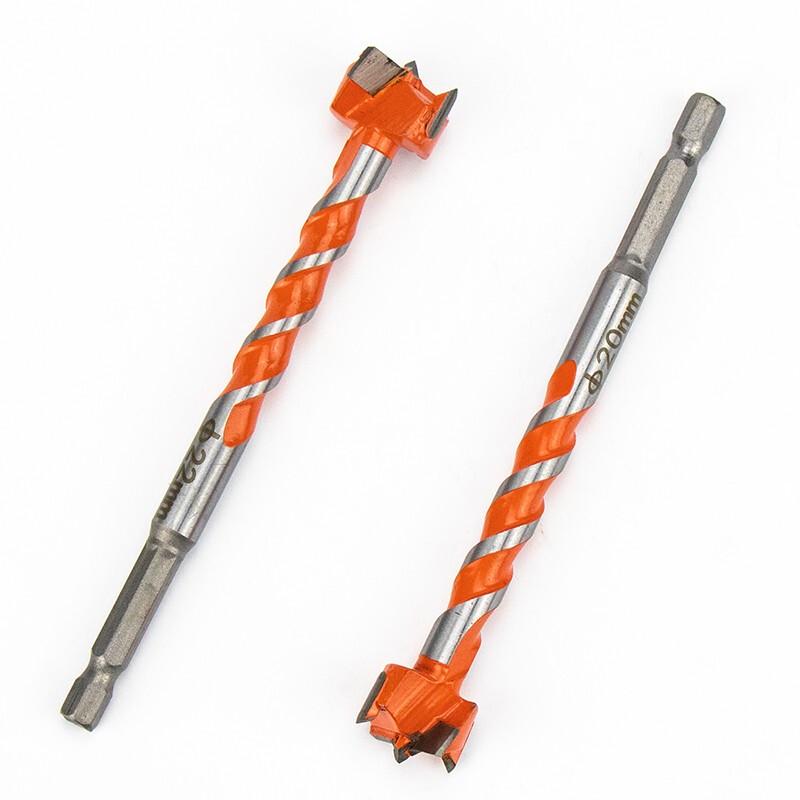 HSDIC Woodworking Extended Hex Shank Spiral Hole Saw Drill Bit