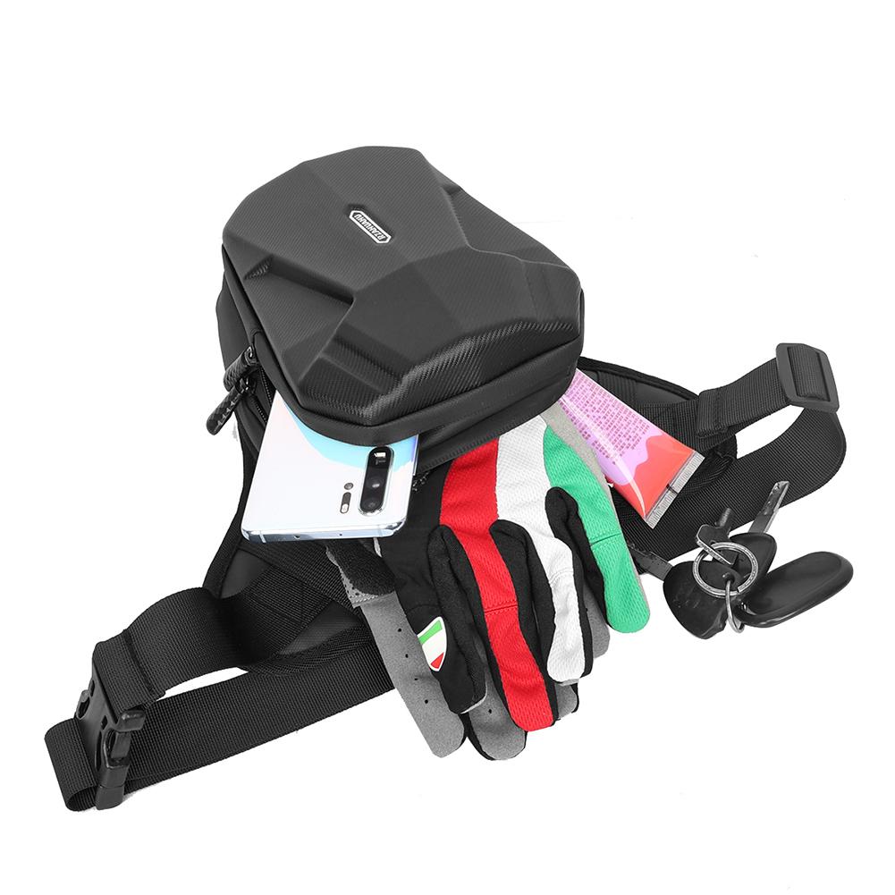 

Motorcycle Drop Leg Side Bag Hard Shell Motorbike Hip Bum Pack Bags Waterproof Mobile Phone Purse for Outdoor Riding Cycling China Mainland