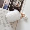 For Airpods Pro Case Colorful Shell Pearl Pendant Keychain For Apple Airpods 1 2 3 4 Soft Cases Bluetooth Earphone Protective Bags