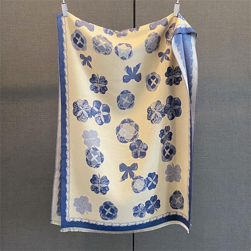 Autumn and Winter Travel Warm Cashmere Shawl Scarf Fashion Women Luxury Print Pashmina Blanket Wraps Female Poncho Bufanda
