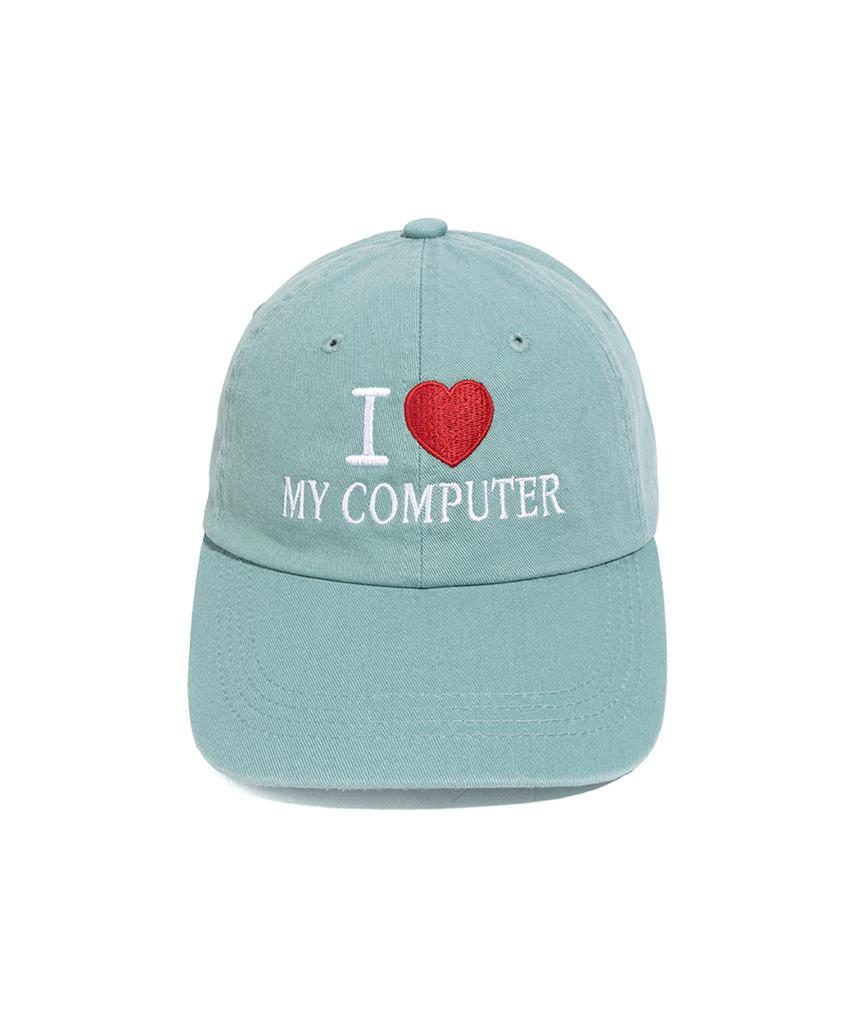 NET SOCIAL CLUB I Love My Pc Washed Cap (Aquafier)
